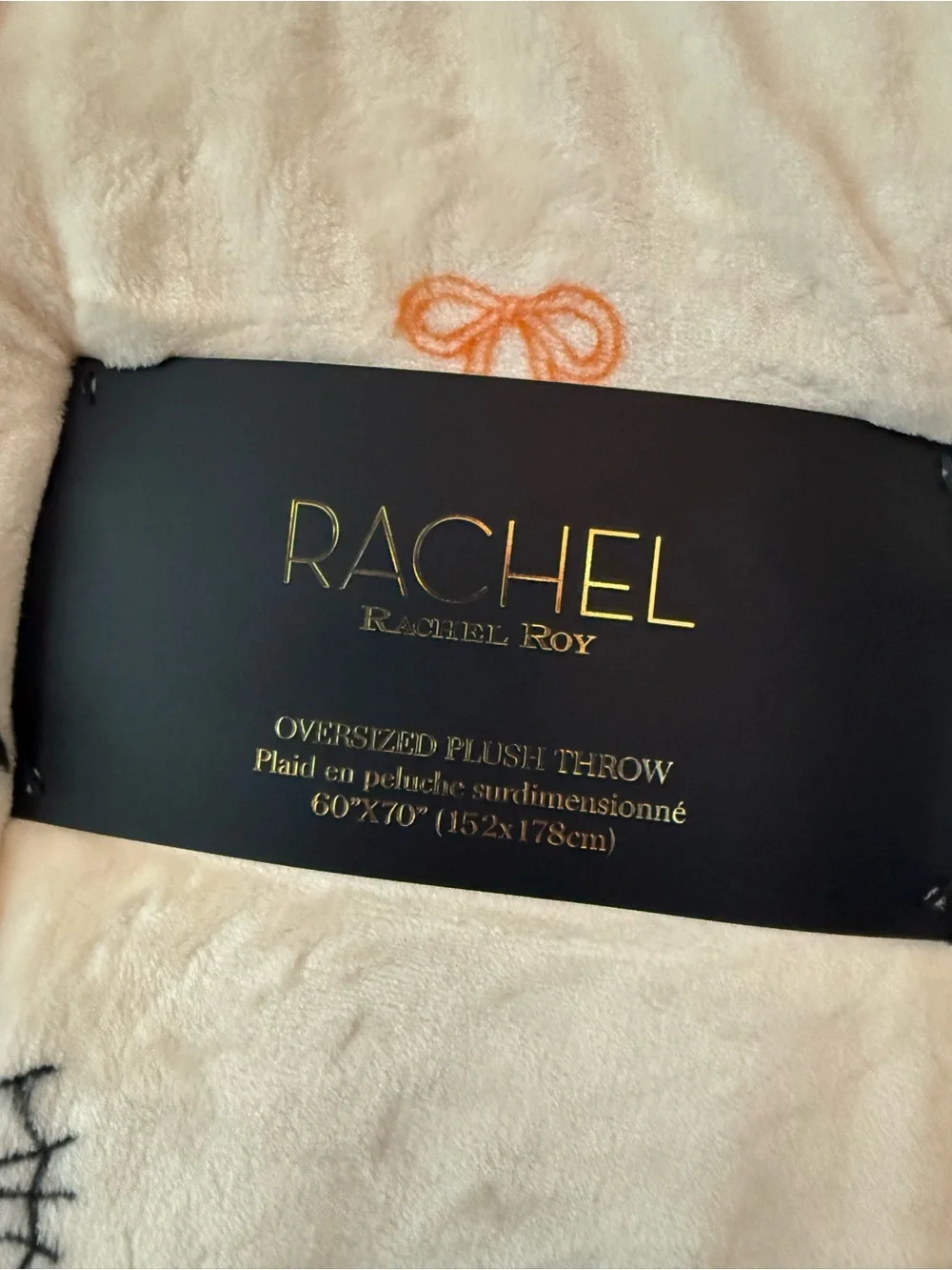 RACHEL by Rachel Roy Halloween Plush Throw Blanket